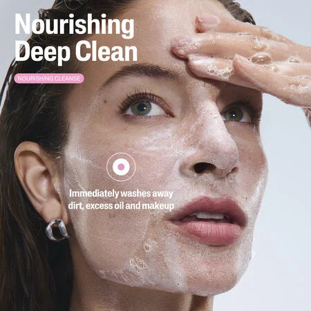 Cetaphil nourishing oil to foam cleanser