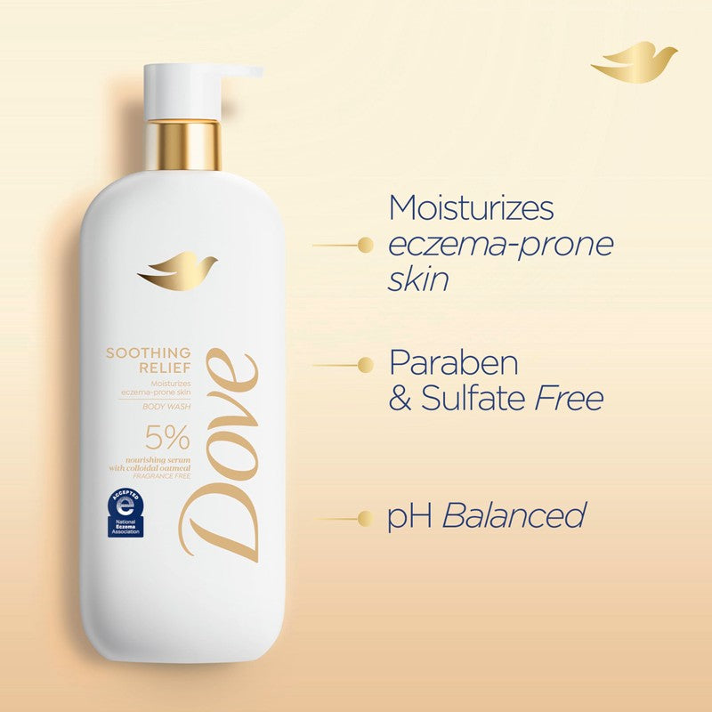 Dove Soothing Relief Serum Body Wash with soothing Oatmeal