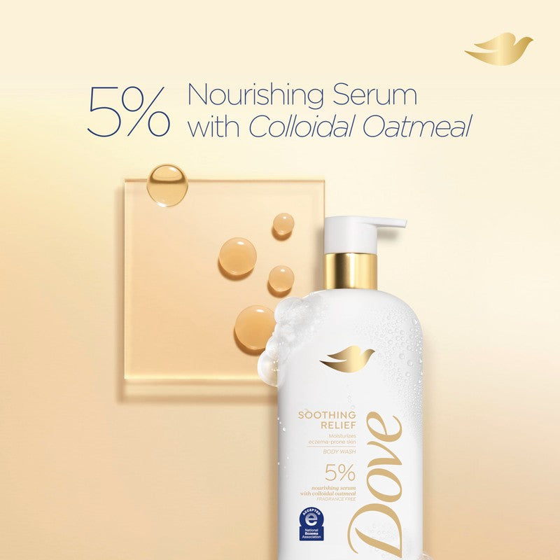 Dove Soothing Relief Serum Body Wash with soothing Oatmeal