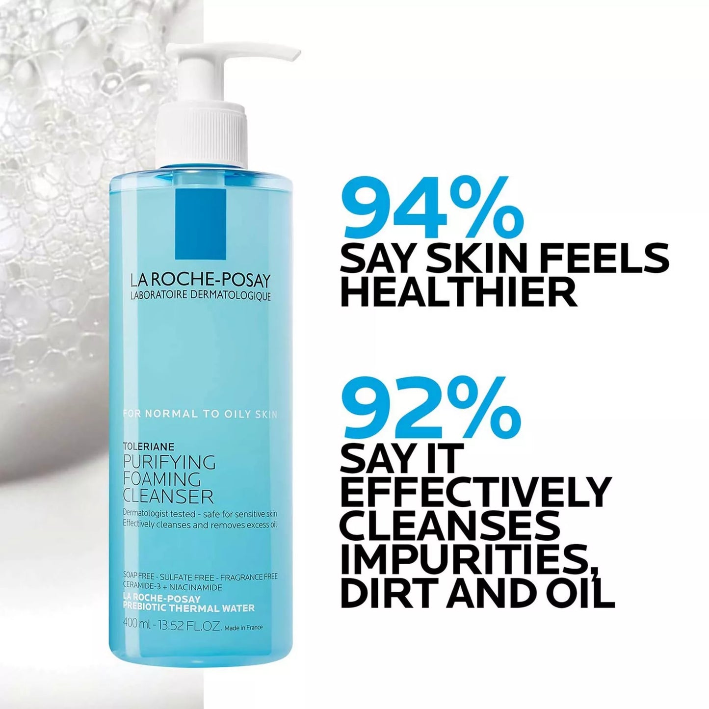 La Roche Posay Toleriane Purifying Foaming Face Wash for Oily Skin