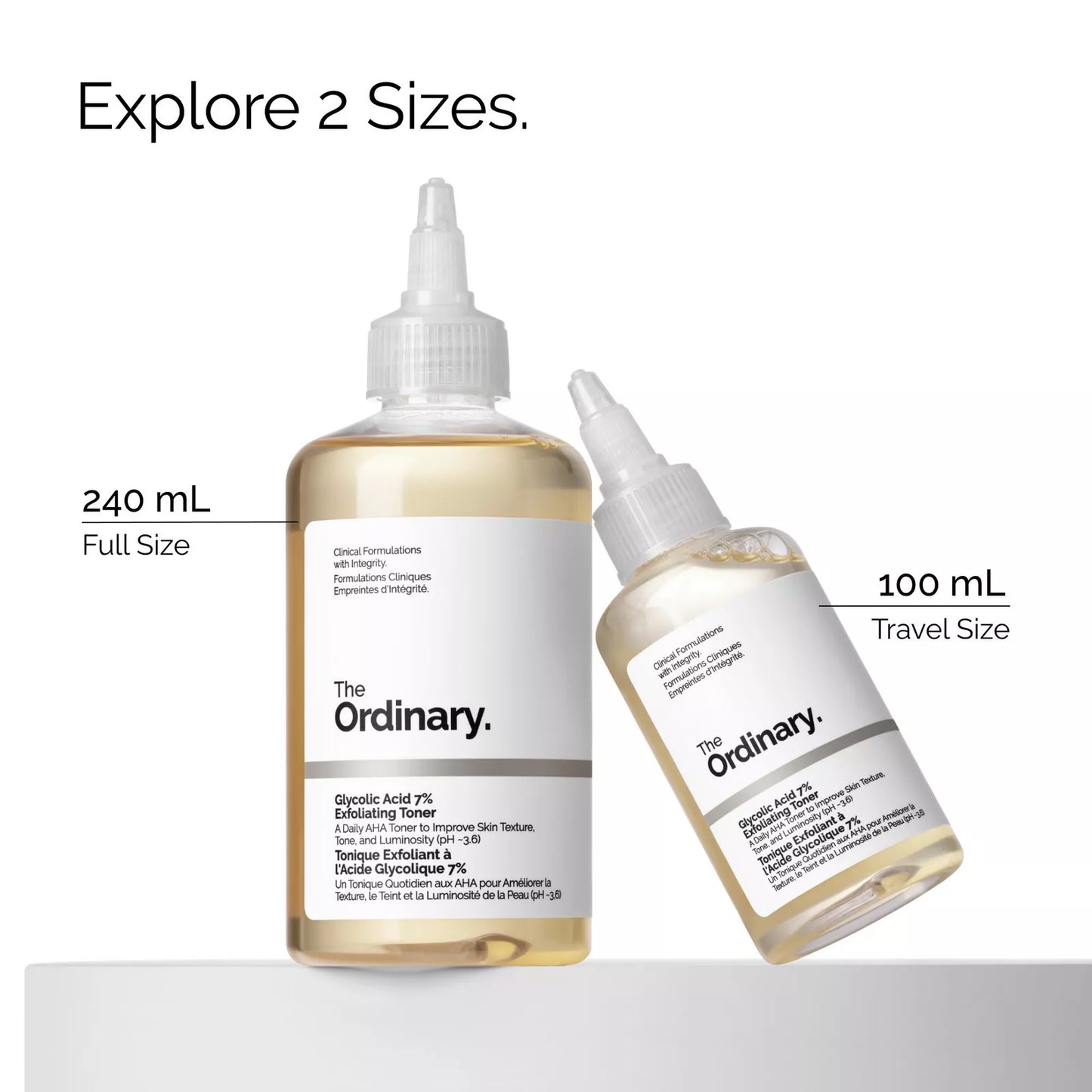The ordinary Glycolic Acid 7% Exfoliating and Brightening Daily Toner 100ml