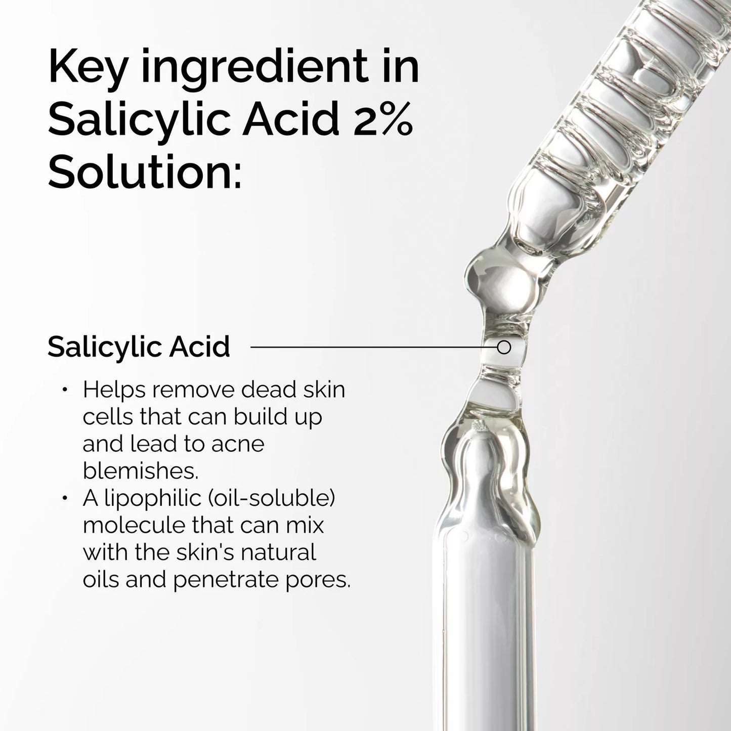 The Ordinary Salicylic Acid 2% Solution, Exfoliating Serum for Acne