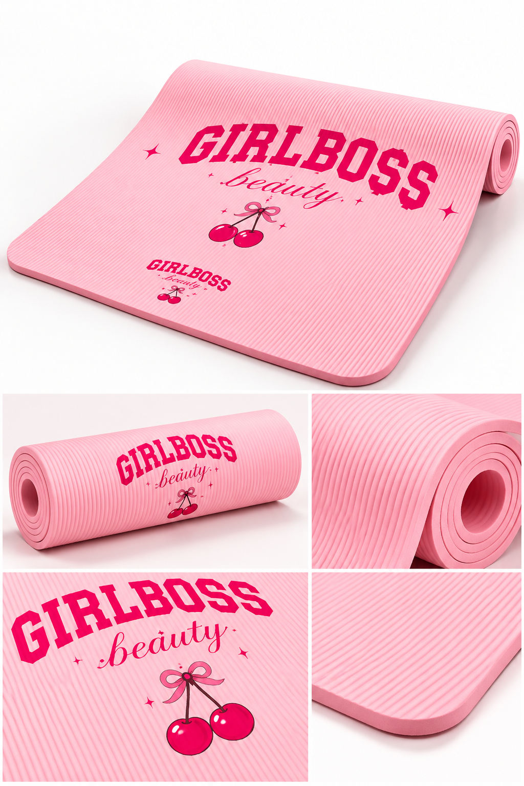Girlboss yoga mat