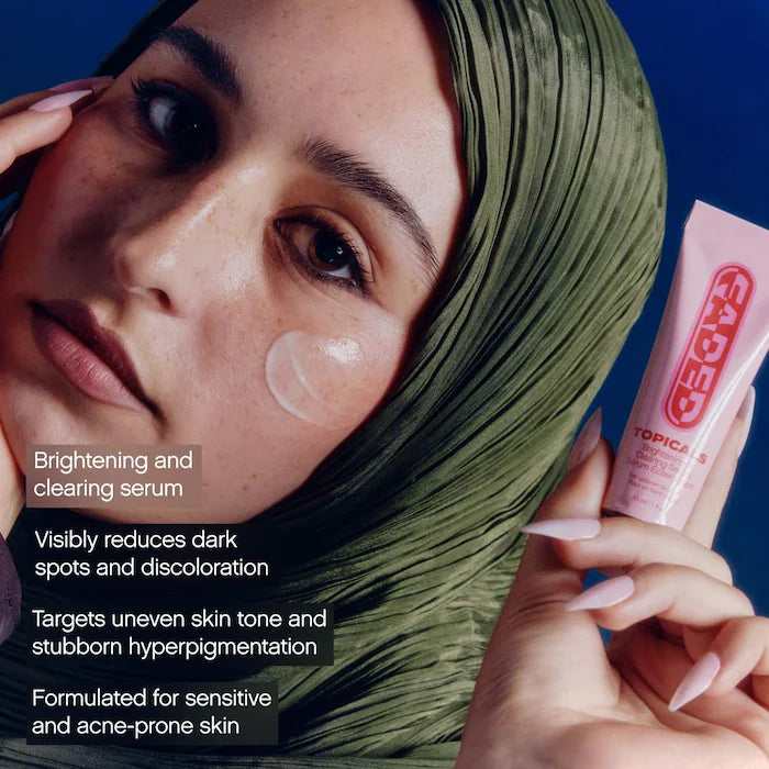 Topicals 
Faded Brightening Serum for Dark Spots and Discoloration 15ml