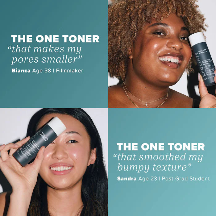 Paula's Choice 
Skin Perfecting 2% BHA Exfoliating Toner for Clear Skin 118ml