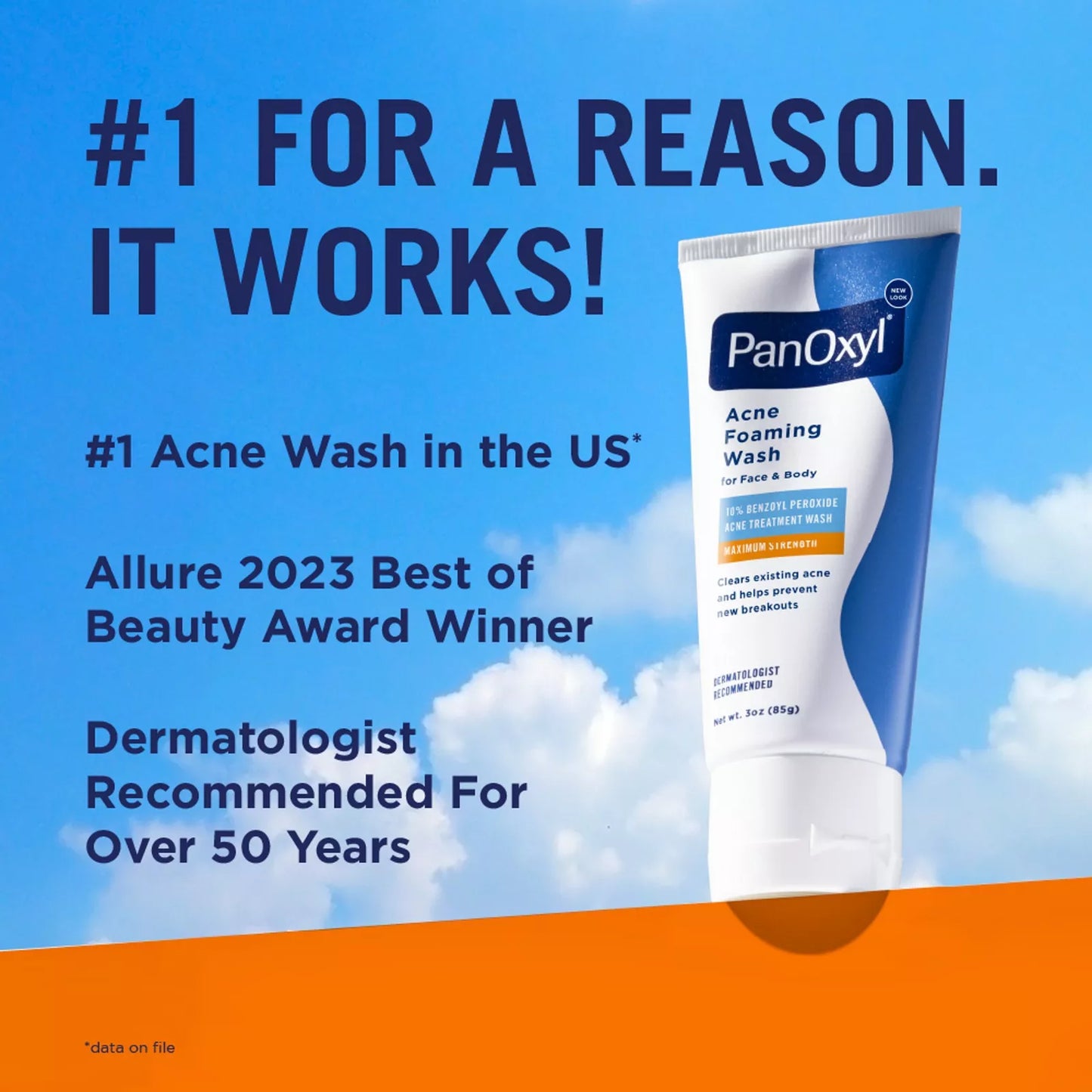 PanOxyl Acne Foaming Wash with 10% Benzoyl Peroxide