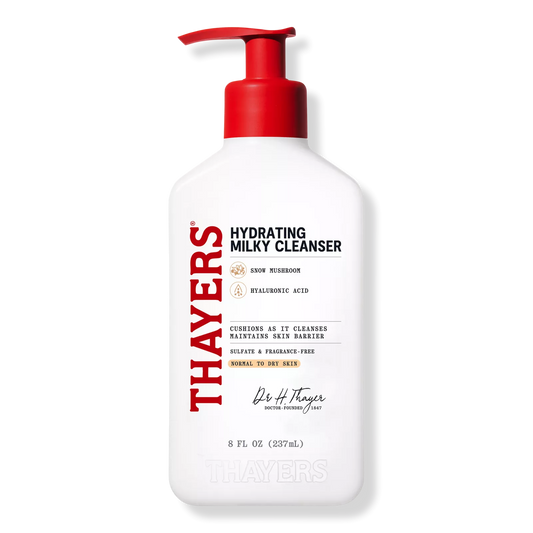 Thayers Hydrating Milky Facial Cleanser with Snow Mushroom and Hyaluronic Acid