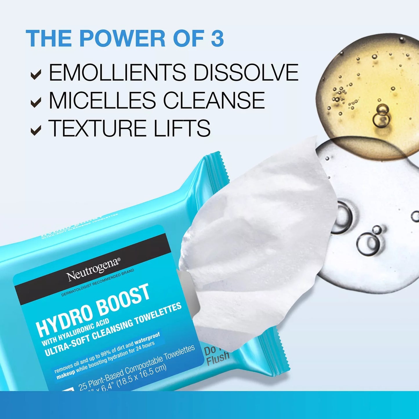 Neutrogena Hydro Boost Facial Cleansing Wipes