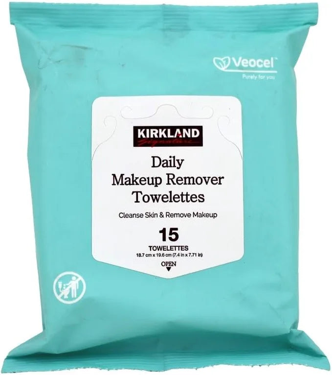 Kirkland daily makeup removing towelettes 15pc