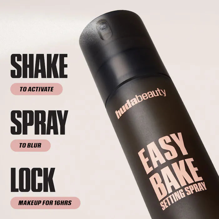 HUDA BEAUTY Easy Bake Blurring Setting Spray with 16-Hour Wear 100ml