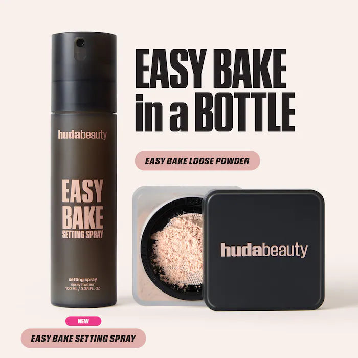 HUDA BEAUTY Easy Bake Blurring Setting Spray with 16-Hour Wear 100ml