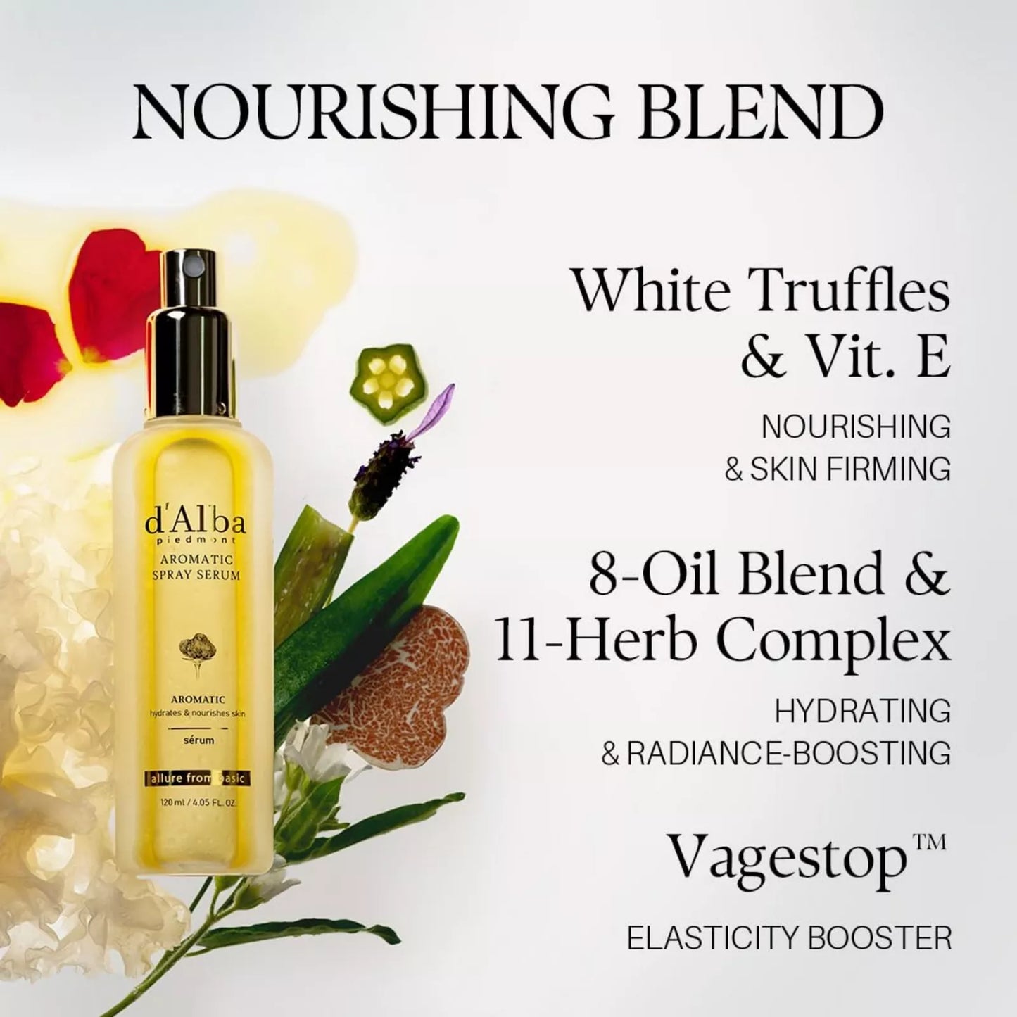d'Alba Piedmont White Truffle Aromatic Spray Serum 120ml
