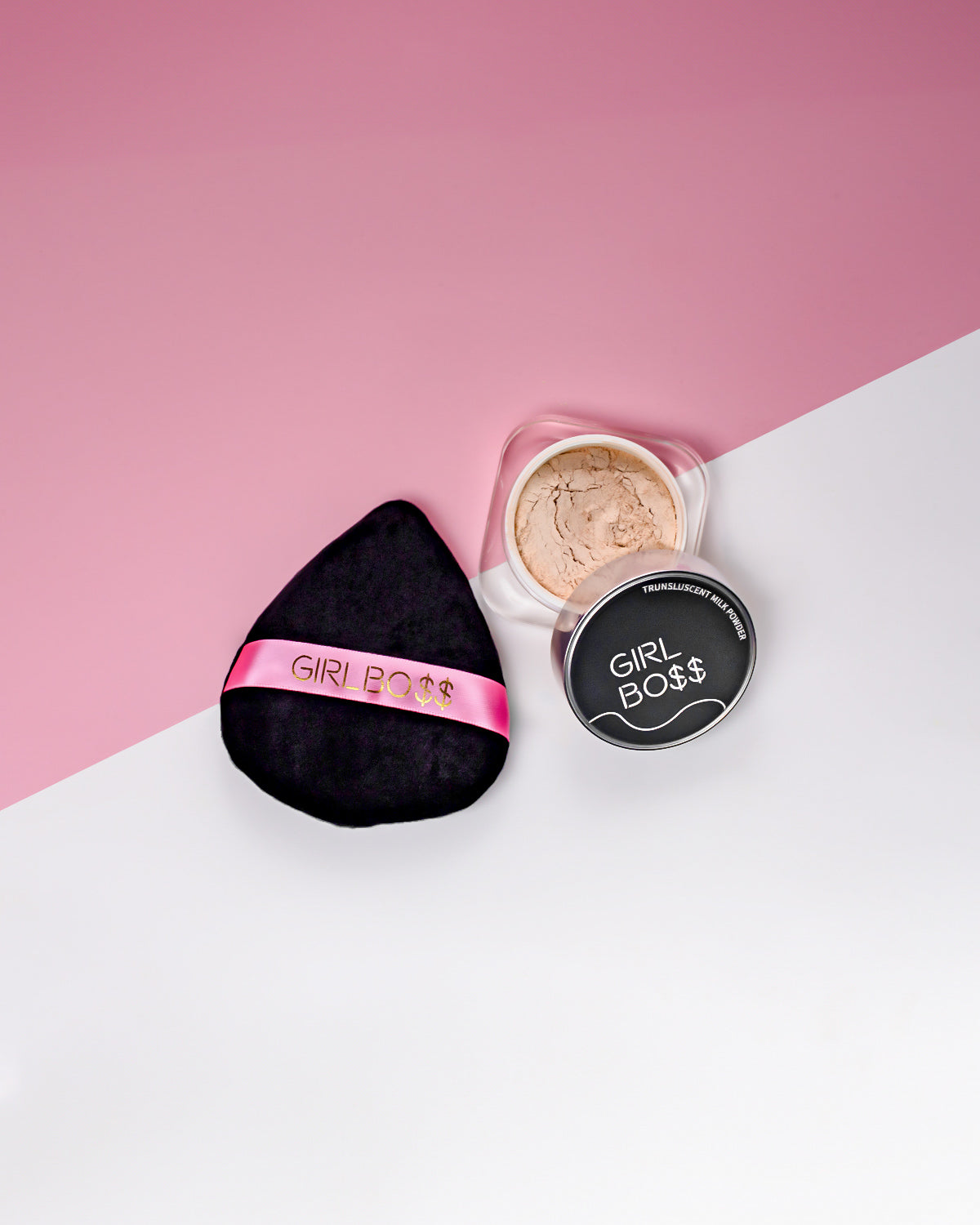 Girlboss translucent milk powder