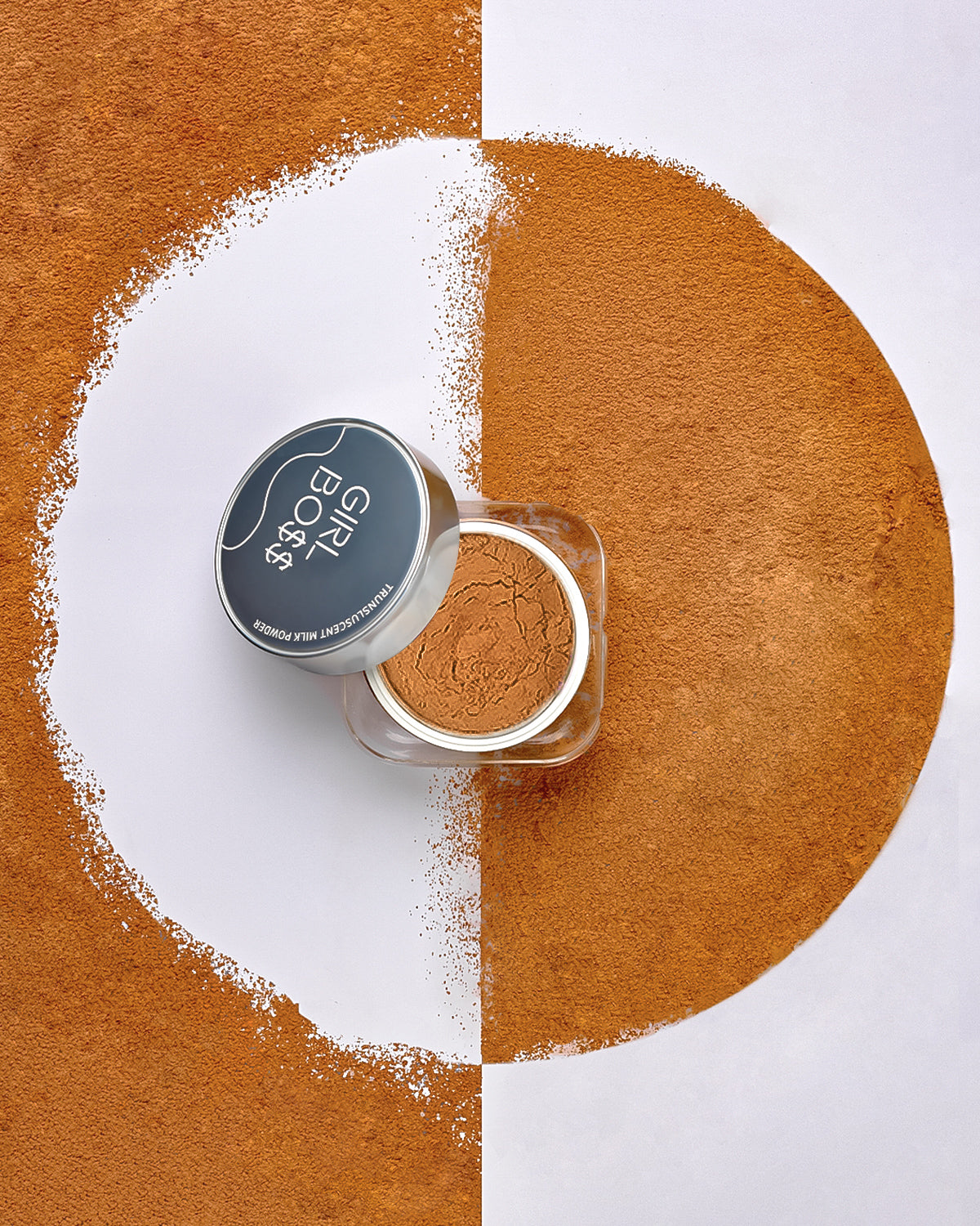 Girlboss translucent milk powder